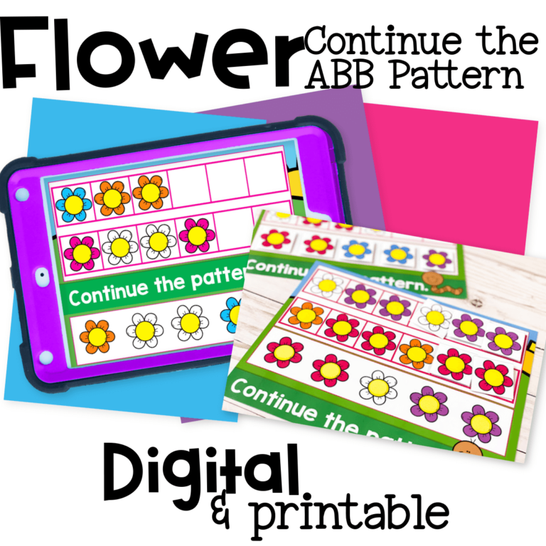 Digital and Printable Complete AB Pattern Hands on Activities for ...