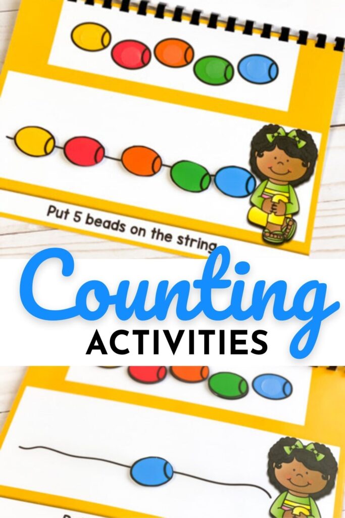 Free printable and digital bead counting activity.