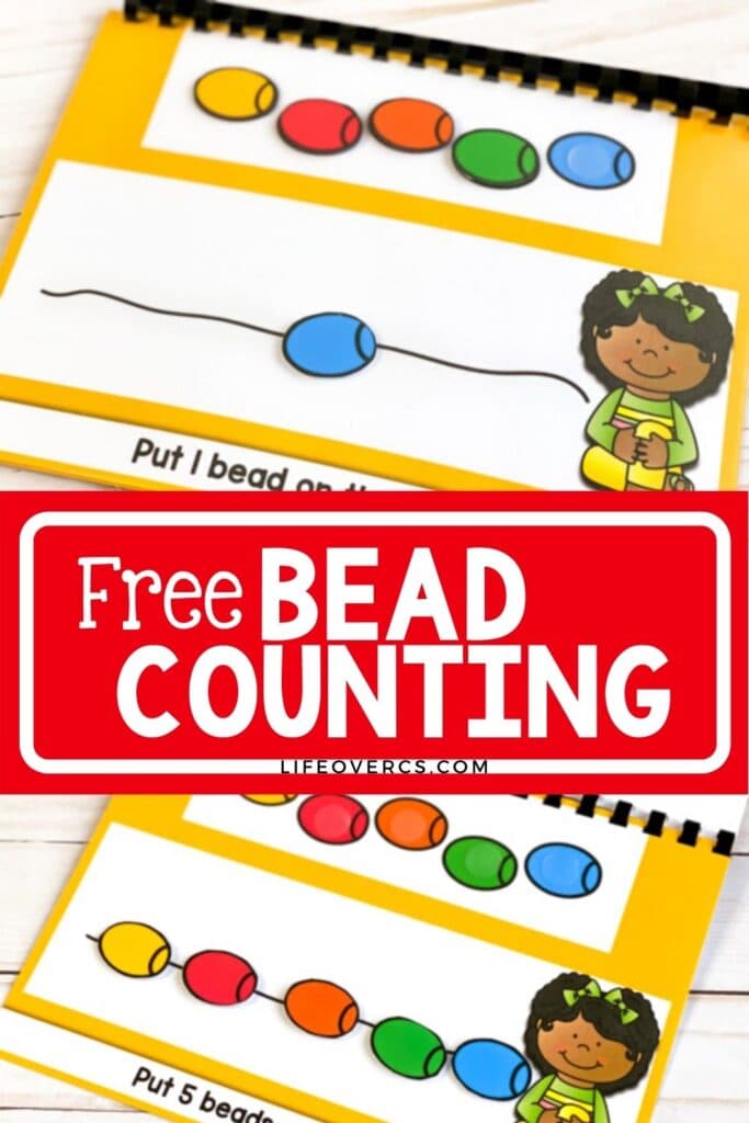 Preschool counting activity printable book.
