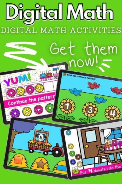 Digital Math Activities For Kids - I Teach Too