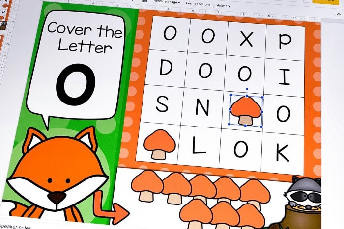 Practice letter recognition with these free find the letter alphabet games for Google Slides and Seesaw. Learn about the alphabet with your preschool and kindergarteners!