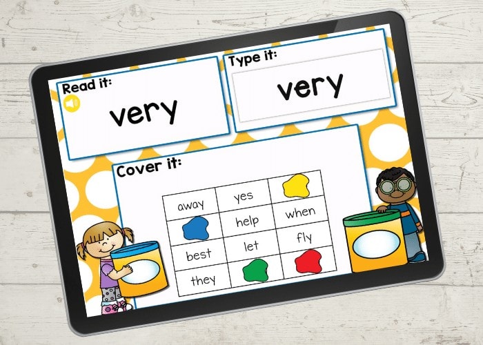 Free sight words I Spy Activity for 2nd grade. Use this fun Google Slides and Seesaw digital activity to practice 2nd grade sight words.
