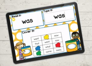 Kindergarten Sight Words Digital I Spy - I Teach Too