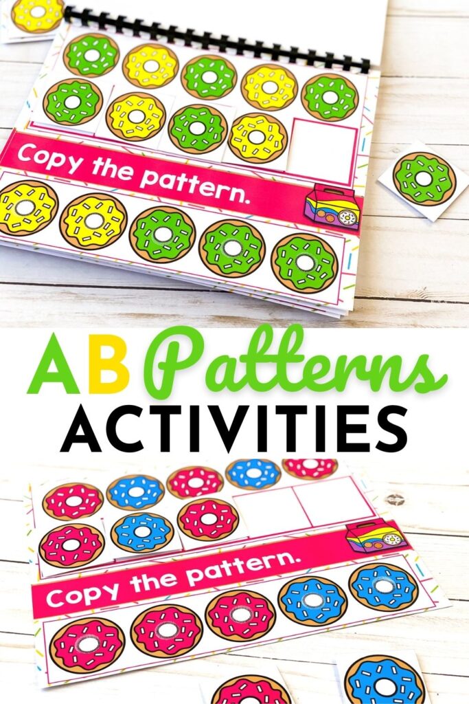 Donut AB Patterns Activities