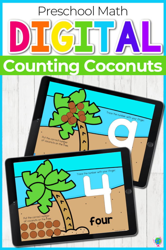 Preschool Math Digital Counting Activities
