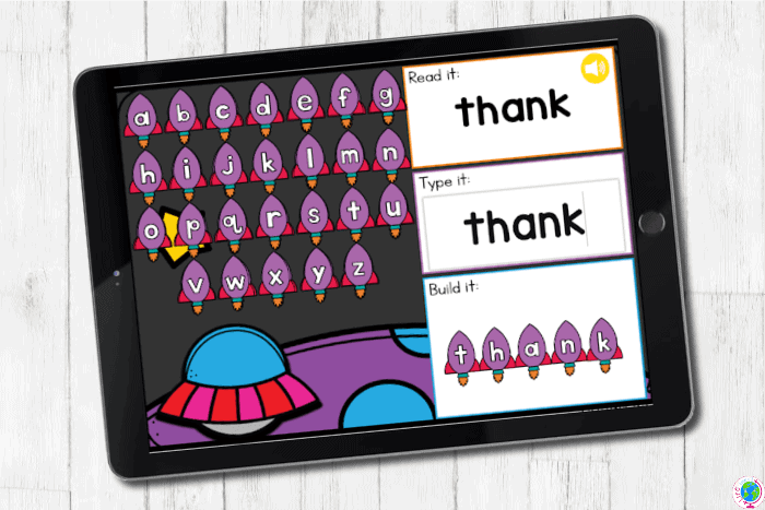digital first grade sight words game free.