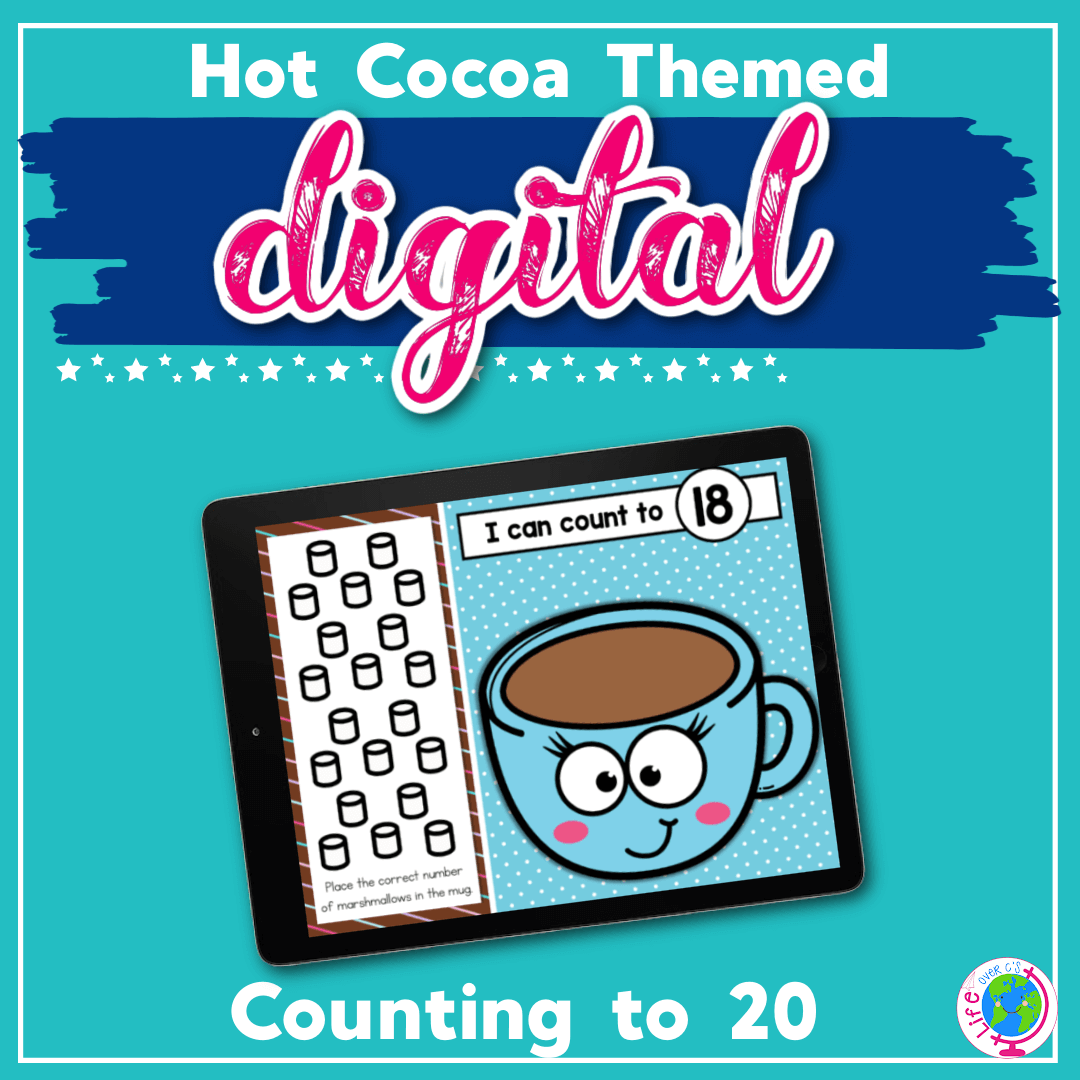 Hot Cocoa Numbers 1-20 Kindergarten Math Activity