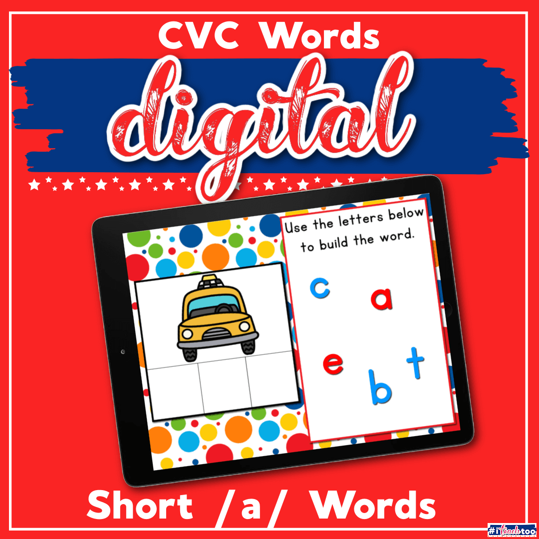 CVC Words Short Vowel “A” Google Slides