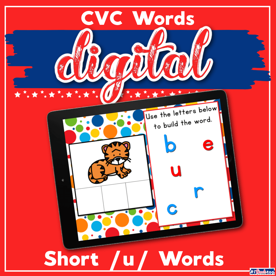 CVC Words Short Vowel “U” Google Slides