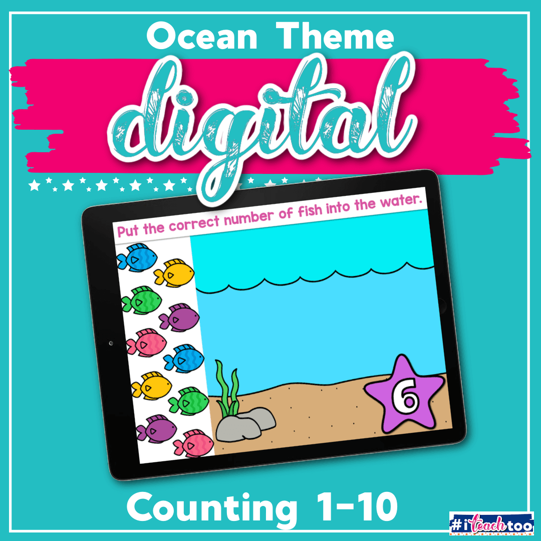Free Digital Fish Counting Activities for Preschool